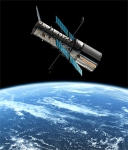 Hubble teleskop u orbiti iznad Zemlje